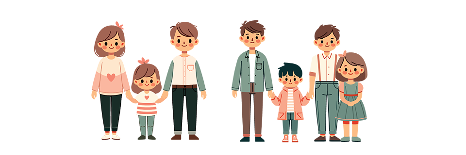 例えばカップルとお子さんの旅には1ベッドルームが最適